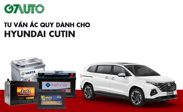 Bình ắc quy xe Hyundai Custin: Bảng giá và thông số kỹ thuật