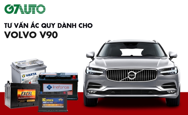 Bình ắc quy xe Volvo V90: Bảng giá và thông số kỹ thuật