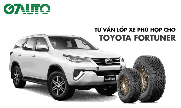 Lốp xe Toyota Fortuner: Thông số và Bảng giá mới nhất