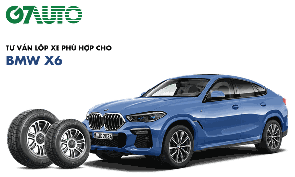 Lốp xe BMW X6: Thông số và Bảng giá mới nhất