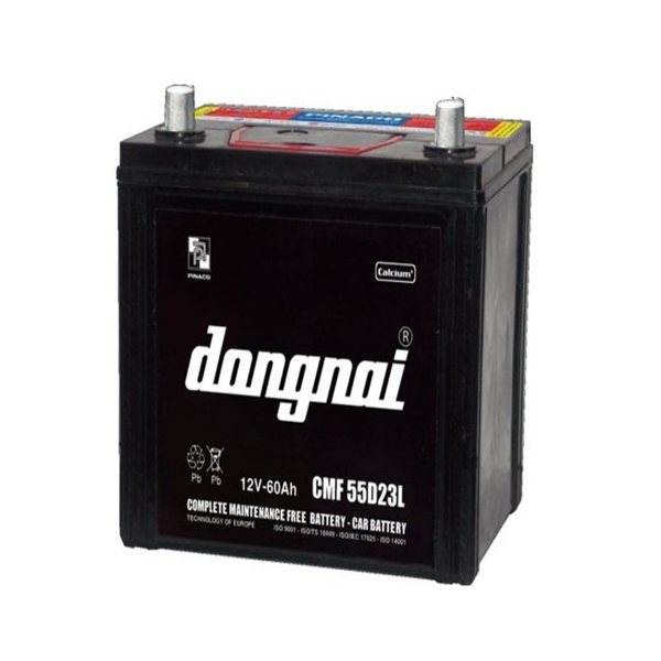 Ắc quy Đồng Nai Pinaco 12V 60AH CMF 55D23L