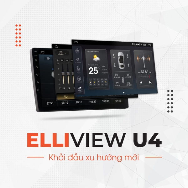 Màn Hình Android Elliview U4 Premium [6GB/128GB + Carplay]