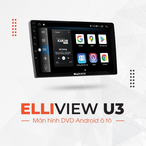 Màn Hình DVD Android Ô Tô Elliview U3 [2GB/32GB]