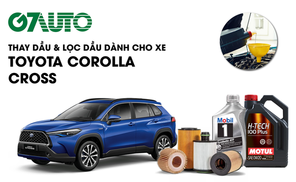 Chi phí thay dầu Corolla Cross 2025 – Giá & Lịch thay tại Hà Nội Dầu động cơ Toyota Corolla Cross