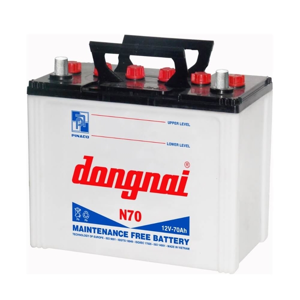 Ắc quy Đồng Nai Pinaco 12V 70AH N70R