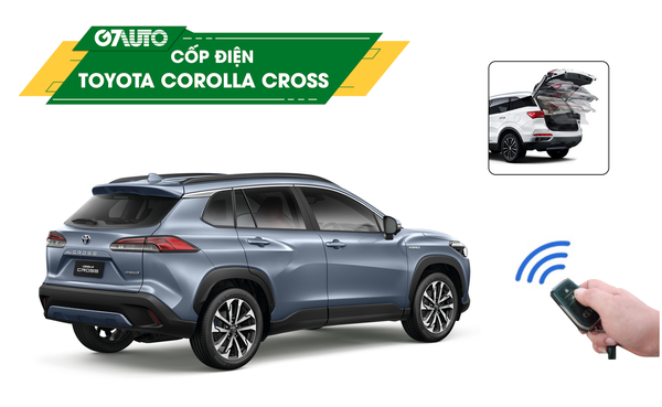 Độ cốp điện cho Toyota Corolla Cross & Cảm biến đá cốp