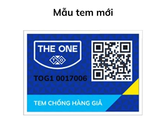 Thay Đổi Mẫu Tem Đảm Bảo Chất Lượng (Chống Hàng Giả ) Của Nội Thất The One