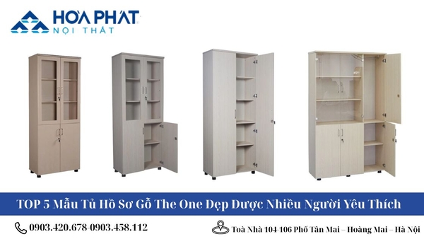 TOP 5 Mẫu Tủ Hồ Sơ Gỗ The One Đẹp Được Nhiều Người Yêu Thích