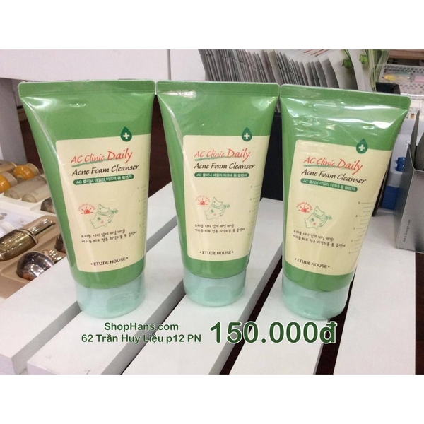 sua-rua-mat-etude-ac-clinic-daily-acne-foam-cleanser-150ml