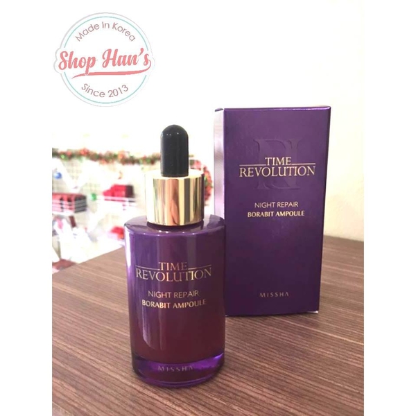 tinh-chat-chong-lao-hoa-missha-time-revolution-night-repair-borabit-ampoule