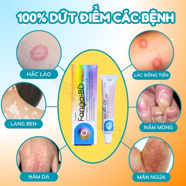KEM ĐẶC TRỊ CÁC LOẠI NẤM DA VÀ LANG BEN FANGO-BD CREAM - HÀNG THÁI LAN ...