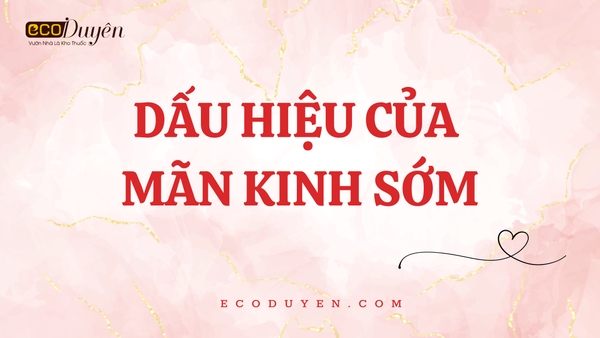 Dấu hiệu của mãn kinh sớm