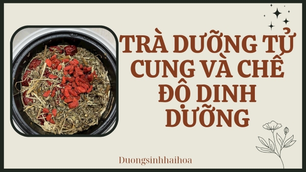 TRÀ DƯỠNG TỬ CUNG VÀ CHẾ ĐỘ DINH DƯỠNG