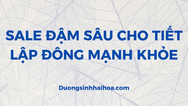 SÀ LÉ ĐẬM SÂU CHO TIẾT LẬP ĐÔNG MẠNH KHỎE.