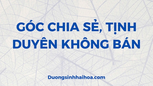 GÓC CHIA SẺ, TỊNH DUYÊN KHÔNG BÁN NỒI NẤU CHẬM