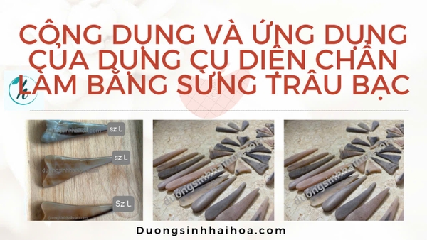 CÔNG DỤNG VÀ ỨNG DỤNG CỦA DỤNG CỤ DIỆN CHẨN LÀM BẰNG SỪNG TRÂU BẠC