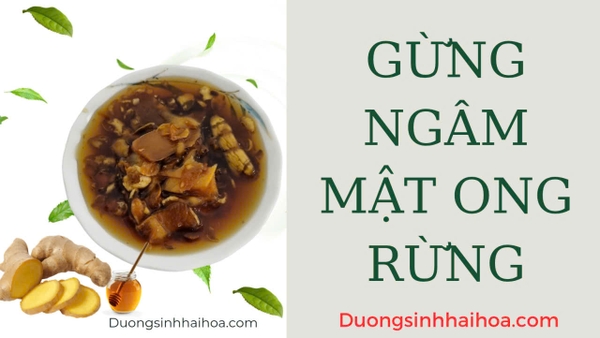 GỪNG NGÂM MẬT ONG RỪNG