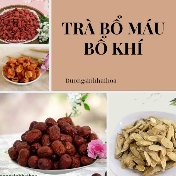 COMBO TRÀ BỔ MÁU, BỔ KHÍ