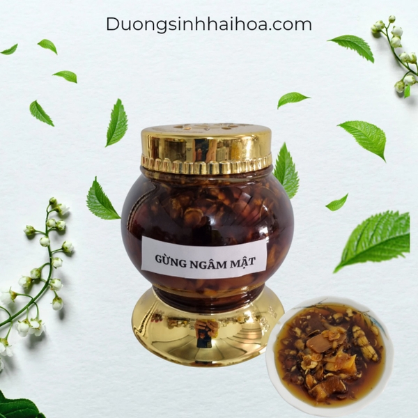 GỪNG NGÂM MẬT ONG 500G
