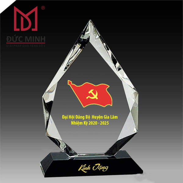 12 Mẫu Biểu Trưng Pha Lê Đẹp Nhất - Quà Tặng Cho Chương Trình Đại Hội