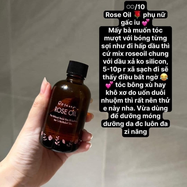 Tinh Dầu Hoa Hồng Rose Oil Chính Hãng Rosenoa - Nhật Bản