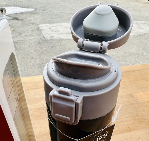Bình giữ nhiệt nắp bật, siêu nhẹ cao cấp 500ml (màu đen)