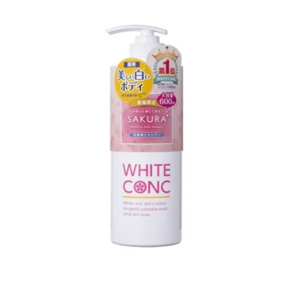Sữa tắm trắng da White ConC Sakura Body Shampoo 600ml