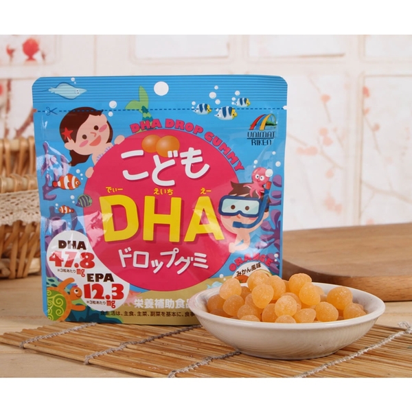 Kẹo dẻo ngậm DHA + Vitamin D dành cho trẻ em 60 viên