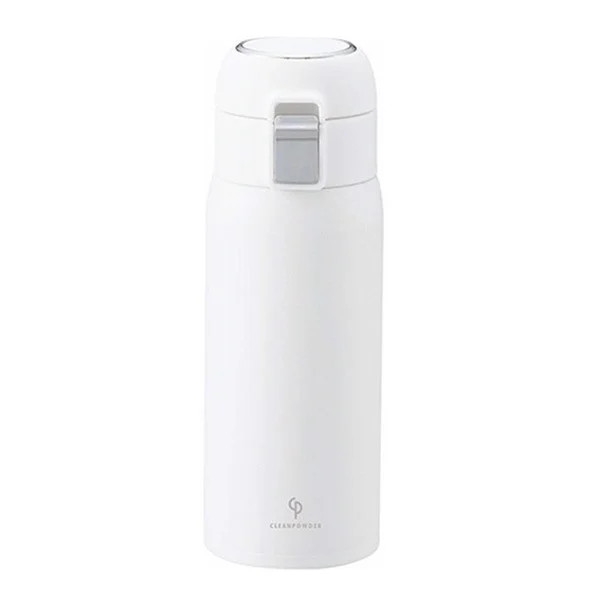 Bình giữ nhiệt nắp bật cao cấp 350ml (màu trắng)