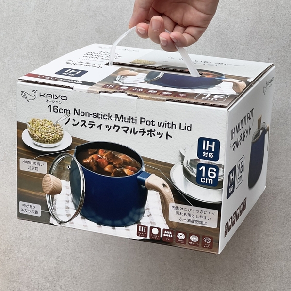 Nồi chiên ngập dầu Kaiyo màu xanh navy