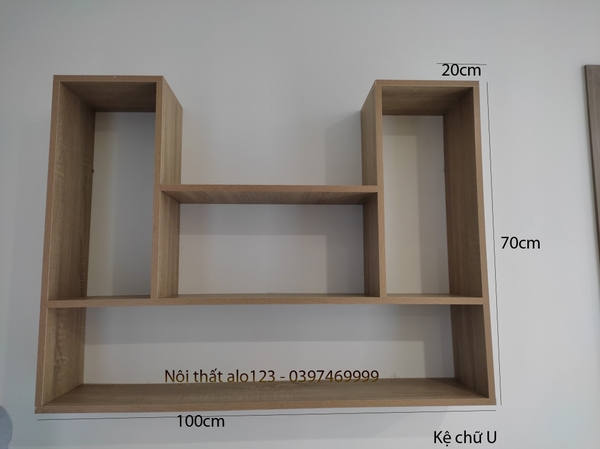 Giá sách treo tường GS03 (100x70x20cm)