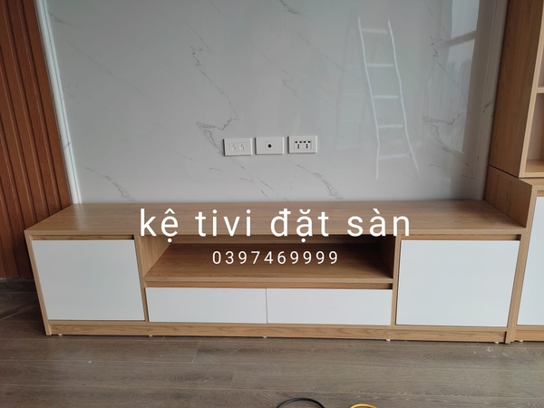 Kệ tivi  đặt đất hiện đại kds108