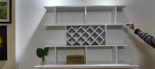 [HOT SALES]Kệ để rượu 3 tầng  (140x100x25cm) KR20