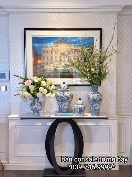 [SALES] Bàn Console chữ nhật Chân Xoắn (120x30x80cm)