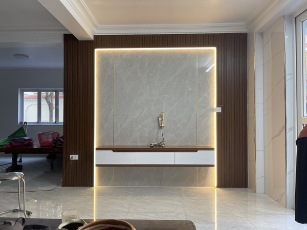 Kệ tivi treo tường 3 ngăn kéo hiện đại (180x30x25cm) TV345