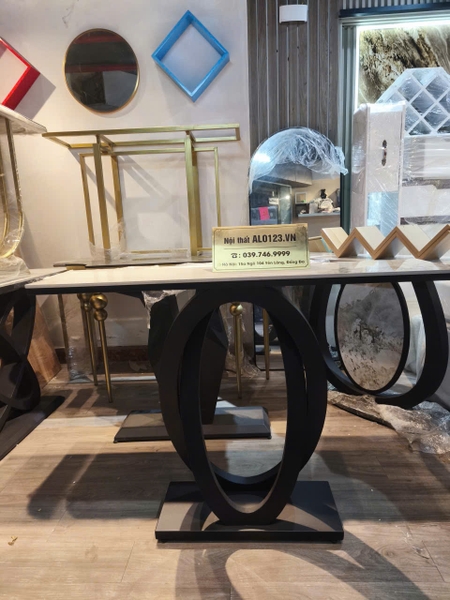 Bàn Console chữ nhật Chân Xoắn (120x30x80cm)