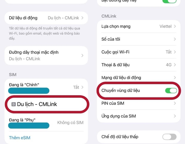 Hướng Dẫn Bật Chuyển Vùng Dữ Liệu (Data Roaming)  2
