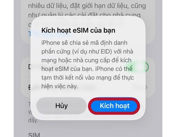 Cách Cài Đặt eSIM Trên iPhone Với IOS 17.4 Trở Lên