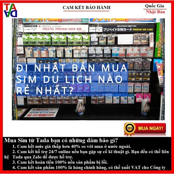 Bảng Giá Sim Nhật Bản - Sim Du Lịch Và Công Tác Nhật Bản