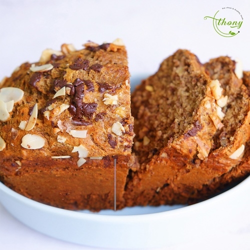 Bánh chuối nướng yến mạch - Thony
