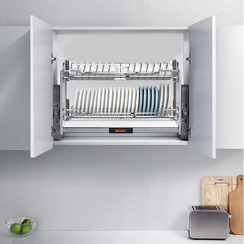 Cách sử dụng phụ kiện giá bát nâng hạ đạt hiệu quả cao nhất inoxen.vn