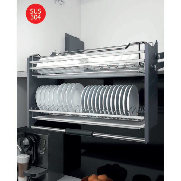 Các Mẫu Giá Đựng Bát Đĩa Inox Trong Tủ Bếp Đẹp Nhất