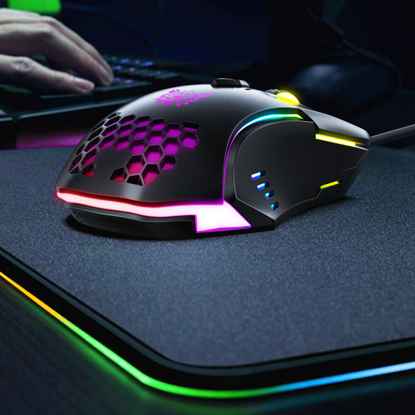 CHUỘT CHƠI GAME ONIKUMA CW902 CÓ DÂY – CHUỘT CÓ ÁNH SÁNG RGB ĐẦY MÀU SẮC CHO LAPTOP/PC