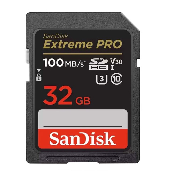 Thẻ nhớ SDHC SanDisk Extreme Pro U3 V30 32GB 100MB/s