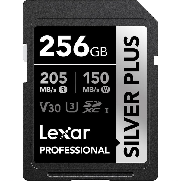 Thẻ nhớ SD Lexar Professional Silver Plus UHS-I U3 256GB