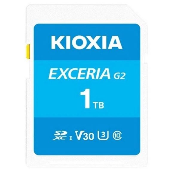 Thẻ nhớ SDXC KIOXIA EXCERIA 1TB C10 UHS-I U3 V30 A1 upto 100MB/s