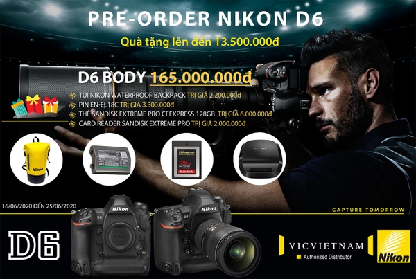 Nikon D6 - Chính hãng VIC