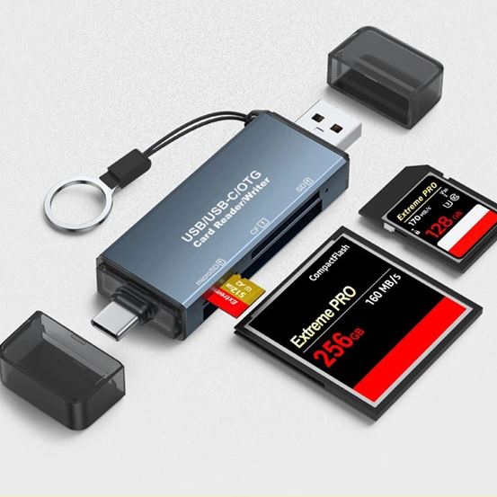 Đọc thẻ nhớ CF SD MicroSD TF đa năng tốc độ cao