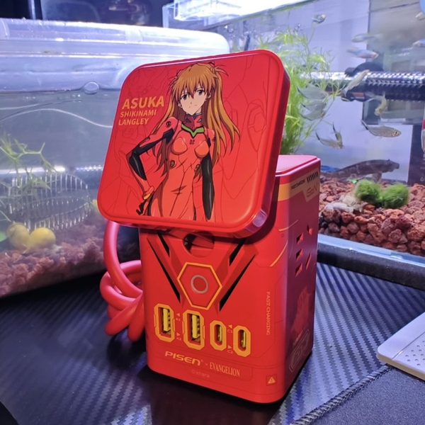 Trạm sạc đa năng PISEN PRO - EVA ASUKA Desktop MagStation , RED