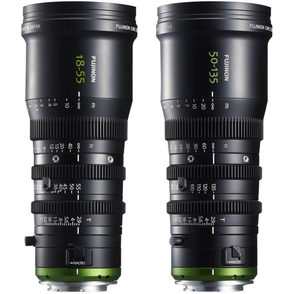 Cặp lens Fujifilm MK 18-55mm T2.9 Fujifilm MK 50-135mm T2.9 ngàm Sony mới 95%